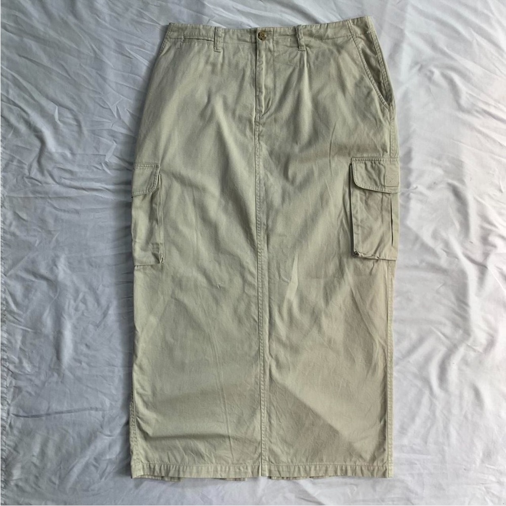 Vintage Cargo Maxi Skirt